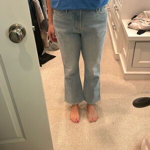 Old Navy vintage cropped flare jeans